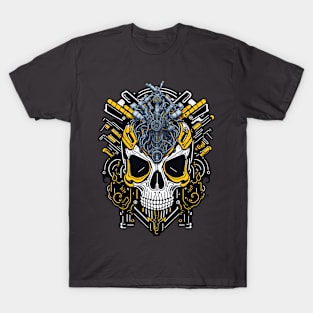 Mecha Skull S01 D15 T-Shirt